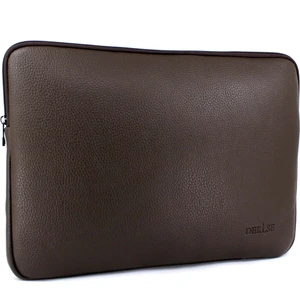 Derise Club Unisex Kahverengi Büyük Boy 15,6 Inç Uyumlu Laptop  Kılıfı, Evrak Notebook ve Laptop Çantası