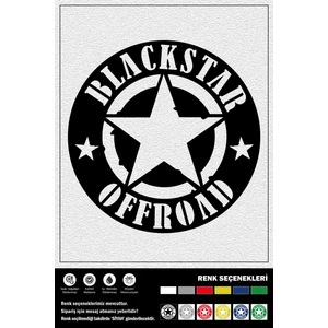 Blackstar Offroad Stıcker 20 x 20 cm