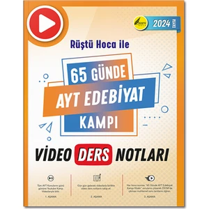 Rüştü Hoca Yayınları 65 Günde AYT Edebiyat Video Ders Notları