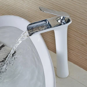 Banyo Çanak Lavabo Bataryası Beyaz Renk Şelale Yeni Model 5 Yıl Garantili