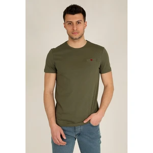 Terapi Men Erkek Bisiklet Yaka Cepli T-Shirt 20Y-3400650-1 Haki