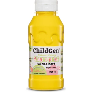 Childgen Süper Yıkanabilir Parmak Boya 350ML - Sarı