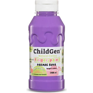 Childgen Süper Yıkanabilir Parmak Boya 350ML - Mor