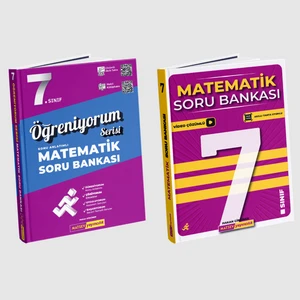 Matsev Yayıncılık 7. Sınıf Öğreniyorum Serisi - Matematik Soru Bankası 2023-2024