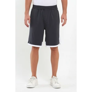 File Şeritli Polyester Erkek Spor Şort