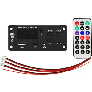 Mp3 Bluetooth Dekoder Kurulu 2X25 W USB Fm Radyo Tf USB 3.5 mm Aux Müzik Çalar Araba Aksesuarları Için Dıy Kıtı (Yurt Dışından)