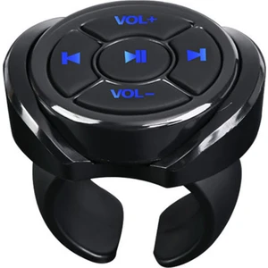 Kablosuz Bluetooth Medya Düğmesi Uzaktan Kumanda Araba Motosiklet Bisiklet Direksiyon Müzik Çalma Uzaktan Tablet Telefon Için (Yurt Dışından)