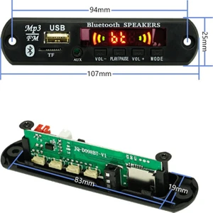 USB Mp3 Modülü Bluetooth 12 V Mp3 Wma Dekoder Kurulu Ses Modülü Fm Aux USB Tf Radyo Araba Uzaktan Müzik Hoparlörü (Yurt Dışından)