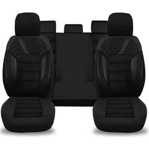 K2 - Fiat Egea ile Uyumlu Koltuk Kılıfı, Tam Takım/tay Tüyü/siyah