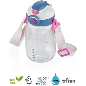Tritan Pipetli - Pipetsiz Kullanılabilen Matara - 550 ml