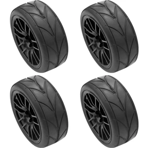 4 Adet 1/10 Lastik Lastik Rc Yarış Arabası Lastikleri Yol Tekerlek Jantı Için Fit 9068-6081 Rc Araba Parçası (Yurt Dışından)