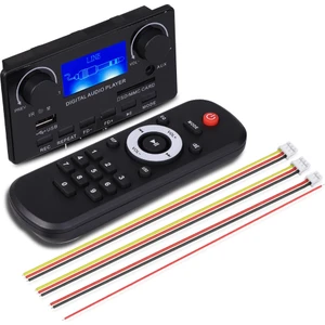 Bluetooth 5.0 Mp3 Dekoder Kurulu Desteği Handsfree Kayıt Fm Dc 12 V Mp3 Wma Wav Ape Flac Ses Çalar Araba Için (Yurt Dışından)