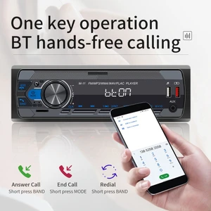 Kanal 45W Bluetooth Araç Radyosu Araba Mp3 Çalar Çok Fonksiyonlu Plug-In U Disk Araba Radyosu Çok Renkli Fonksiyonu ile Araba Için (Yurt Dışından)
