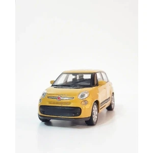 Fiat 500L 1:38 Model Maket Araba Sarı/yeşil