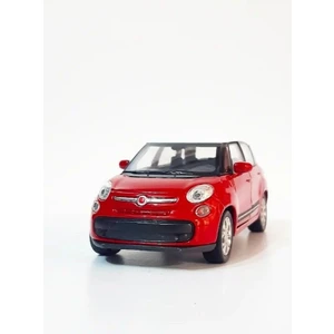 Fiat 500L 1:38 Model Maket Araba Kırmızı