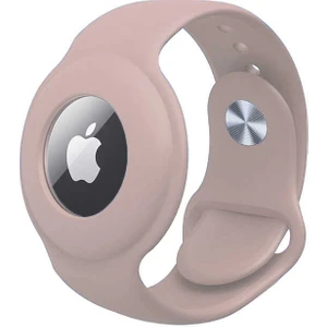 Htstore Airtag Anahtarlık Kordon-Pembe Açık