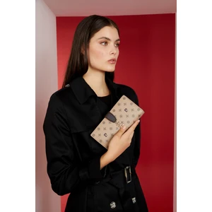Pierre Cardin Kadın Vizon Kış Monogram Cüzdan 06PO23K1418-MN Vk
