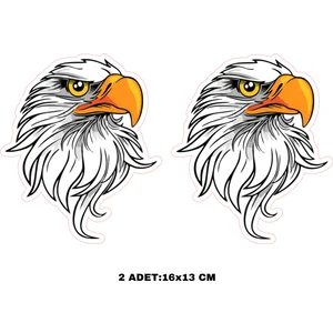 Fatih Sticker Kartal Motorsiklet Araba Sticker Çıkartma