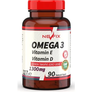 Omega 3 Balık Yağı 1300 Mg 90 Yumuşak Kapsül