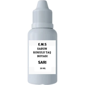 Sarı Sabun ve Kokulu Taş Boyası 20 ml Hobi Boyası