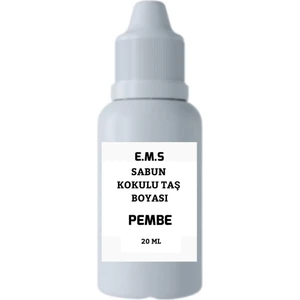 Pembe Sabun ve Kokulu Taş Boyası 20 ml Hobi Boyası