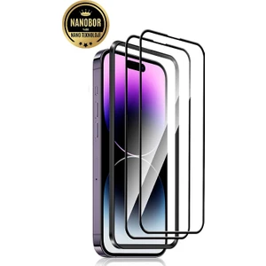 iPhone 15 Pro Tam Kaplayan Seramik Ekran Koruyucu Kırılmaz Cam