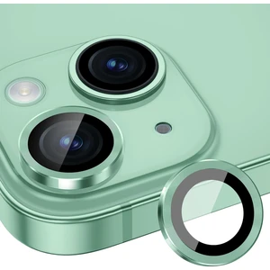 iPhone 15 Uyumlu 9h Temperli Cam Halka Kamera Lens Koruyucu