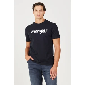 Wrangler Regular Fit Bol Kesim Sıfır Yaka Koton Grafik Desenli Tişört