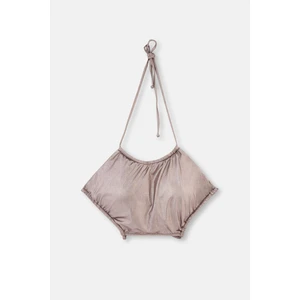 Vizon Halter Yaka Bikini Üst