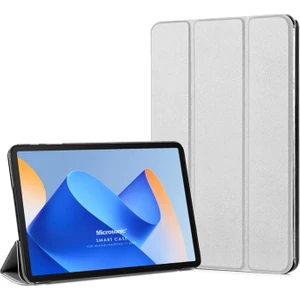 Huawei Matepad 11 2023 Kılıf Slim Translucent Back Smart Cover Gümüş