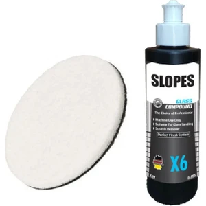 X6 Glass Compound Çizik Giderici Cam Pastası 250ML. Keçe Seti