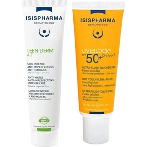 Isıs Pharma Teen Derm A.z. 30 ml ve Uveblock SPF50+ Dry Touch 40 ml