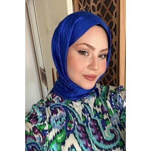 Madame Polo Hilal Uslu Ipeksi Jakar Italyan Şal Zikzak Desen - Saks