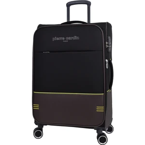 Pierre Cardin Ultra Light Hafif Lüx Kumaş Büyük Boy Valiz Siyah PC8200