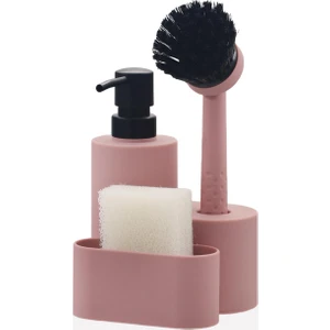 The Mia Round Sıvı Sabunluk Seti Pembe