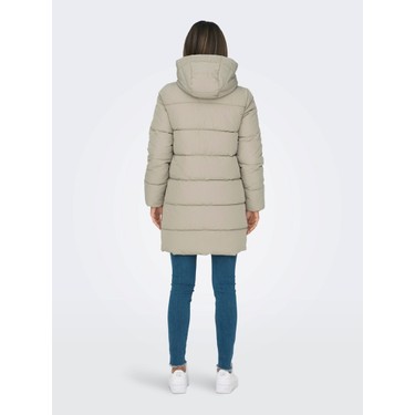 Only Kapüşonlu Şişme Bej Kadın Mont 15205369 Fiyatı