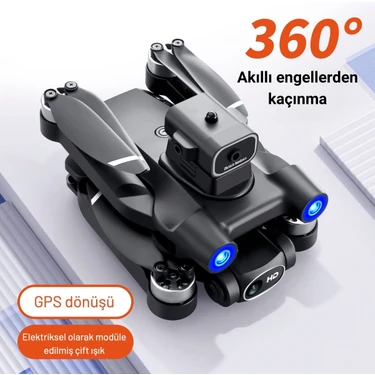 Piha S136 Drone 5g Wı-Fı 1080PLUS Hd Çift Kamera Gps Beni Takip Et Modu Lazer Engelden