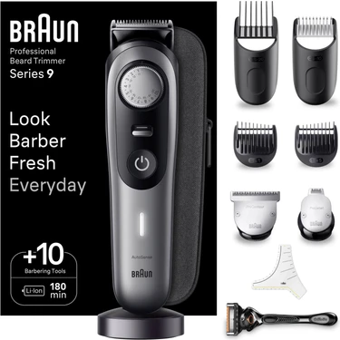 Braun Sakal Düzeltici Series 9 BT9420, Berber Araçları Dahil Tıraş