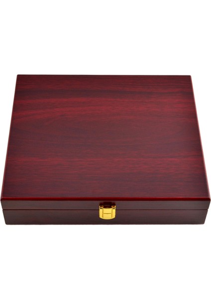 Ahşap Golf Kutusu 12 Organizasyon Aksesuarları Kırmızı 225X220X65MM (Yurt Dışından)
