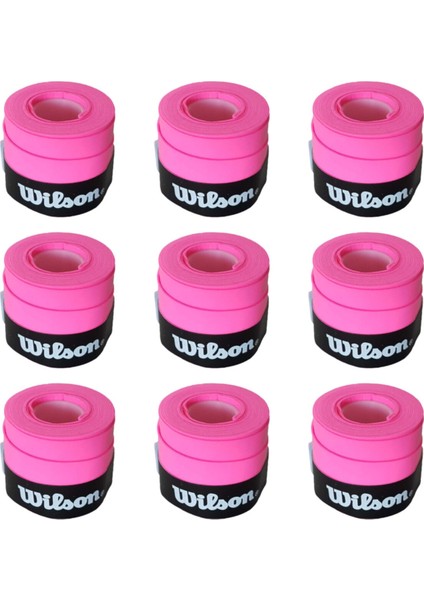 Comfort Bowl O'grips 9 Adet Grip, Tenis Raketi Gribi Pembe