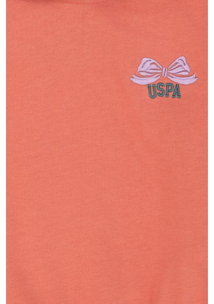 U.S. Polo Assn. Kız Çocuk Somon Sweatshirt 50276900-VR047