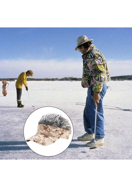 Sahte Saç Beyzbol Şapkası Golf Şapkaları Güneş + Gri Ğa (Yurt Dışından) indirimleri