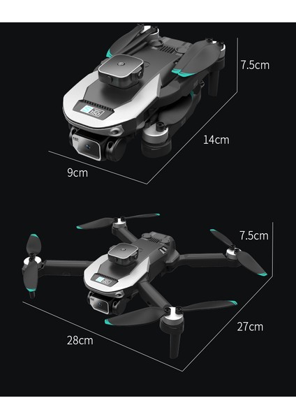 S150 Drone Çift Kameralı 1080P Hd 5g Wı-Fı Engelden Kaçınma Hareketli Kamera