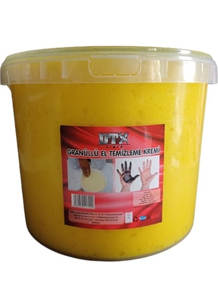Granüllü El Temizleme Sabunu Yumuşak (Kremi) 5 kg