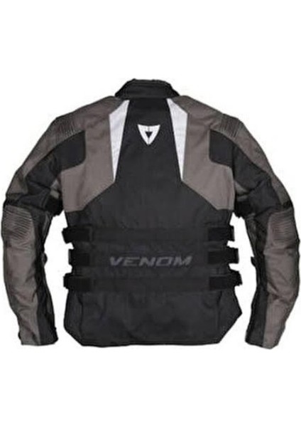 Venom Tourex Touring Motorsiklet Ceket ( Mont ) Gri - Siyah fiyatları