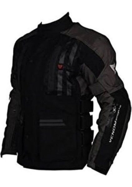 Venom Tourex Touring Motorsiklet Ceket ( Mont ) Gri - Siyah modelleri
