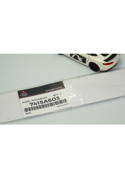 Mitsubishi Ön Kaput ve Bagaj 3m 3D Abs Siyah Yazı Logo