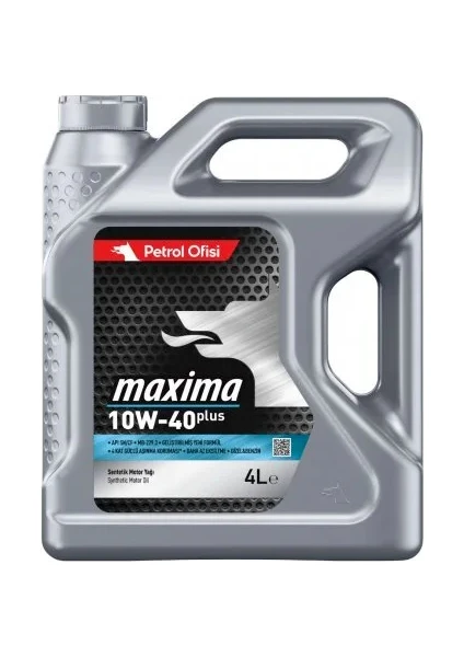 Petrol Ofisi Maxıma 10W40 Plus 4 Lt(Üretim TARIHI:2023)