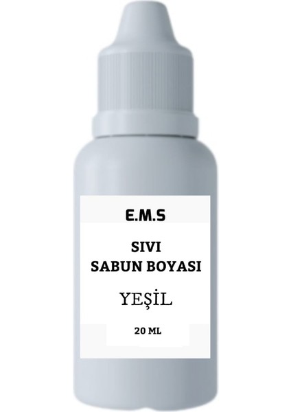 SABUN BOYASI YEŞİL 20 ML SABUN YAPIMI BOYASI SIVI SABUN BOYASI.