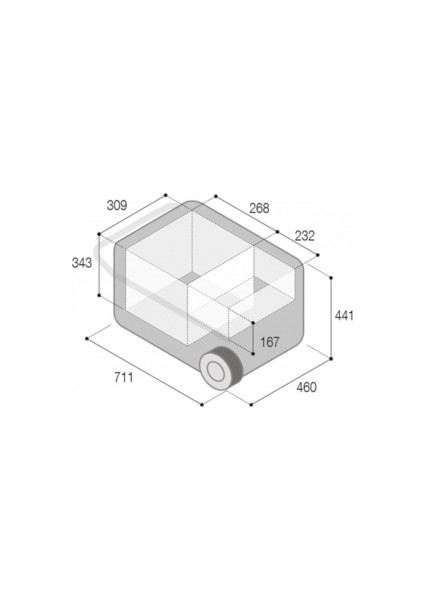 Vitrifrigo Portatif Buzdolabı-Dondurucu. Model VFT40 40 Litre